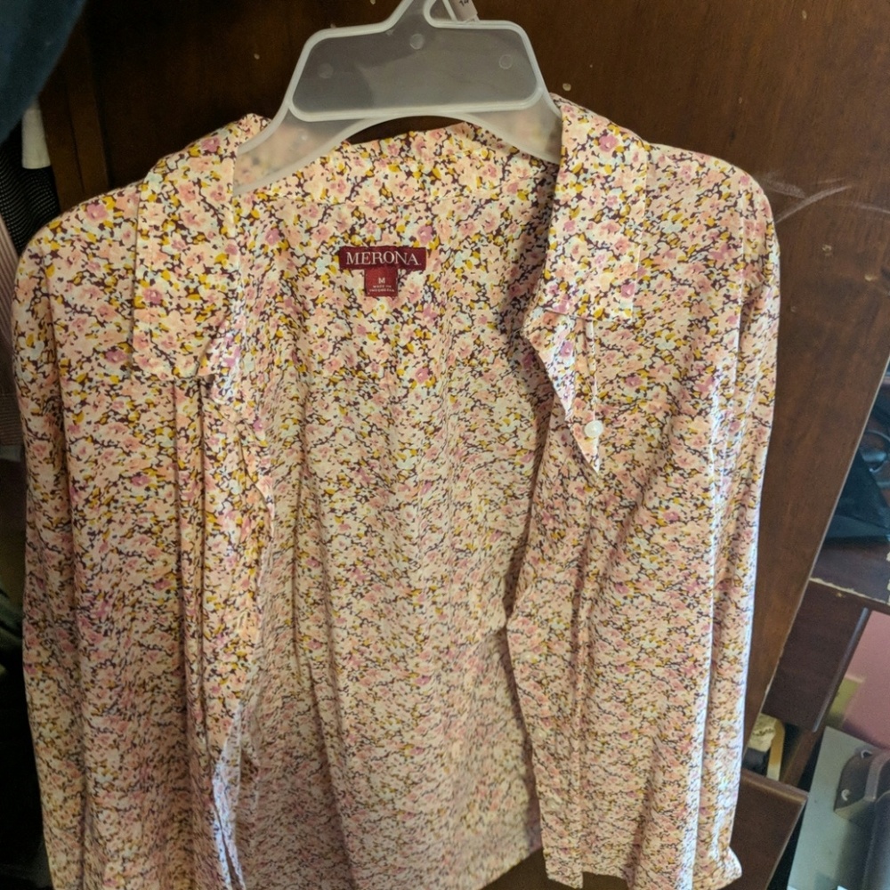 Pink Floral shirt